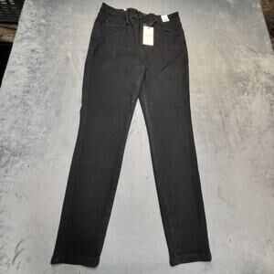 Judy Blue High Waist Skinny Jeans Juniors 11/30 Black Dark Wash Stretch Denim